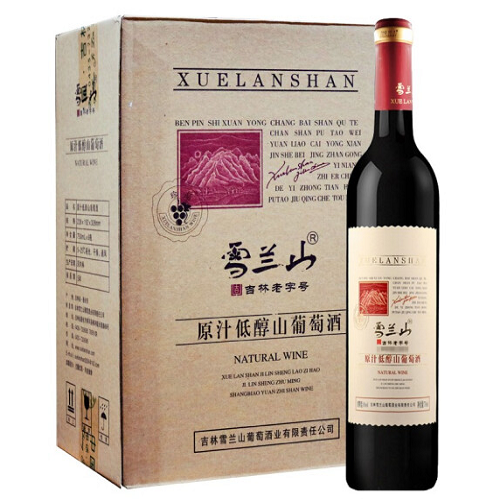 雪兰山葡萄酒包装设计分析，设计内容非常清晰